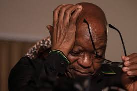 Jacob zuma reading the bible for his flock, reminding us to stay steadfast during these dark times. By Imprisoning Jacob Zuma South Africa Has Restored The Rule Of Law