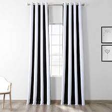 Check spelling or type a new query. Hpd Half Price Drapes Boch Kc43 96 Gr Awning Stripe Grommet Blackout Room Darkening Curtain 1 Panel 50 X 96 Black White Buy Online In Bahamas At Bahamas Desertcart Com Productid 11226928