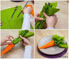 3 jolis modèles de pliage serviette en papier. Pliage De Serviette Pour Paques En 10 Idees Diy Faciles Pliage Serviette Paques Pliage Serviette Pliage Serviette Papier