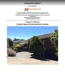 Once a building is built, it needs to be inspected by a building inspector. Sample Inspection Report Building Inspections Adelaide