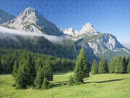 Manufactured in the united states, white mountain puzzles quality improves every year. Mountain Landscape Puzzle For Sale By Mvh