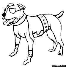 Download dog coloring sheets for free. Dogs Online Coloring Pages