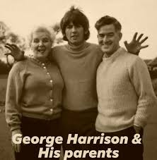 Hi Everybody Have a fabulous and blessed day . George Harrison and His  parents . #georgeharrison #thebeatles