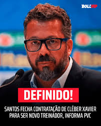 ✍️✓ Santos fecha com Cléber Xavier como novo treinador após a saída de  Pedro Caixinha. 💪 O ex-auxiliar de Tite chega com uma comissão técnica de  peso, incluindo Matheus Bachi (filho de