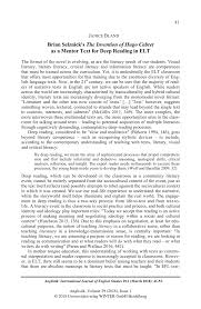 The pencil sketch illustrations in the invention of hugo cabret are absolutely stunning and will pull you in from the very first pages! Pdf Brian Selznick S The Invention Of Hugo Cabret As A Mentor Text For Deep Reading In Elt