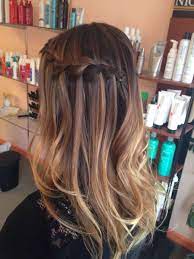 Ombre I Did At Work Today Using Joico Colors 5n At Root Faded Into 8n In Center With Joico Vero Lite Teased Through The Ends Beautiful Hair Hair Long Hair Styles