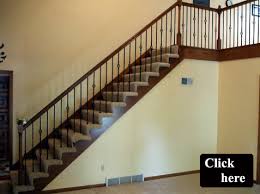 The cost to replace stair railing for a 10 foot section is $300 to $450 in addition to $250 to $470 if you need to replace the vertical spindles. Iron Spindles Gallery Kc Wood