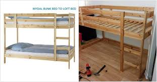 Turn A Mydal Bunkbed Into A Kura Loft Bed Ikea Hackers Ikea Loft Bed Diy Loft Bed Loft Bed Plans