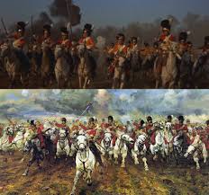 Feel free to explore, study and enjoy paintings with paintingvalley.com This Shot In The 1970 Film Waterloo Depicting The Charge Of The Royal Scots Greys Is An Homage To The Famous 1881 Painting Scotland Forever Depicting The Same Event Imgur