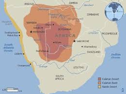 Kalahari Desert Map Southern Africa Geography Awareness Week 11 2013 Desert Map World Travel Guide Africa Map