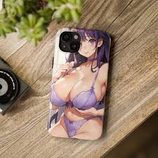 Anime   Hentai Purple Lewd Ecchi Tough Phone Cases 