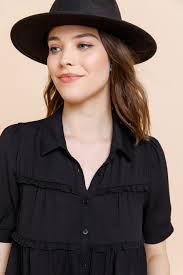 Francesca's Janice Tiered Ruffle Button Down Top at Hamilton Place in  Chattanooga, TN