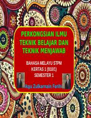 A reader asked how to score an a in spm bahasa those who don't pass bahasa melayu will sit for spm july paper (spm kertas julai) the year after they have had their sijil pelajaran malaysia (spm). Bahasa Melayu Stpm 2020 Ppt Perkongsian Ilmu Bahasa Melayu Teknik Belajar Dan Kertas 1 910 1 Teknik Menjawab Bahasa Melayu Stpm Penggal 1 Kertas Course Hero