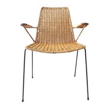 This is a wonderful regency style lymed faux bamboo and cane bench or chaise. Gian Franco Legler Basket Chair Design Addict Chairs Stools
