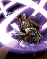 Black Fantasy Anime Art Starwarscomicsandart Mace Windu Star Wars Artwork Star Wars Wallpaper Star Wars Art