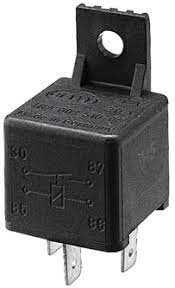 The best way to do this is with a circuit like the following. Hella 4 Pin Normally Open Relay 24v 30a Autoelec Warehouse