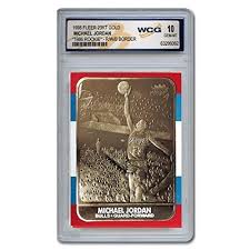 Maybe you would like to learn more about one of these? Buy Michael Jordan Fleer Limited Edition Red White Blue 1986 Rookie Wcg Gem Mt 10 23kt Gold Card Online In Indonesia B0749d1fxk