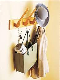 This Diy Coat Rack Requires Almost No Carpentry Skills Diy Coat Rack Diy Upcycle Diy Upcycle Projects