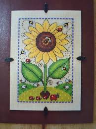 How to make a pencil case caravan. A Counted Cross Stitch Chart Lady Sunflower Arts Crafts Sewing Cross Stitch Mhiberlin De