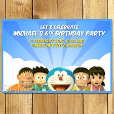 Bingung pilih desain untuk kartu undangan ulang tahun? Kartu Undangan Ulang Tahun Doraemon Undangan Ulang Tahun Anak Murah Di Jakarta