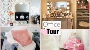 makeup room tour diy marble desk