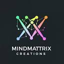 LOGO Design For MindMatrix Creations Futuristic MM Symbol in ...