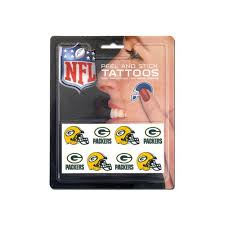 Green bay packers titletown usa temporary tattoos : Nfl Green Bay Packers Tattoo Set 8 Piece Walmart Com Walmart Com