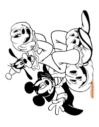Printable halloween themed coloring pages of disney's mickey and minnie mouse, donald and daisy duck, goofy and pluto. Dltk Coloring Pages Halloween Mickey