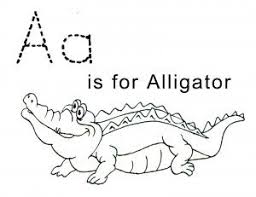 Alligator Coloring Pages For Kids Activity Sheets For Kids Learning English For Kids Name Coloring Pages