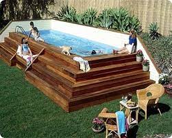 A deck will provide a relaxation area for you and your family. 15 Awesome Above Ground Pool Deck Designs Intheswim Pool Blog