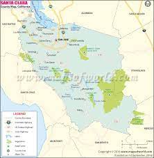 Official news from county of santa clara, calif. Santa Clara County Map Of Santa Clara County California