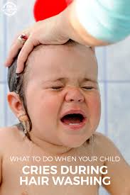 Bathing a baby too soon after birth can cause low blood sugar. My Child Cries When Getting His Hair Washed