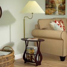 Bhg combination floor lamp end table. Darby Home Co Portersville Floor Lamp End Table Magazine Rack Combination Reviews Wayfair