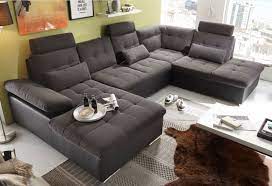 Trendsofas, wohnlandschaften , couchtische uvm. Jakarta Wohnlandschaft M Schlaffunktion Couch Sofa Schlafsofa Schwarz Grau Gunstig Mobel Kuchen Buromobel Kaufen Froschkonig24