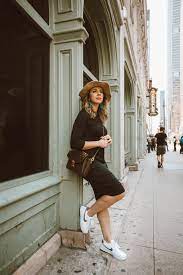 Dress And Sneakers Outfit Fashion Glass Of Glam Cute Spring Outfits Fashion Dress With Sneakers