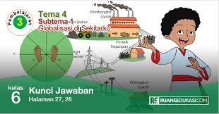 Kunci Jawaban Buku Tematik Tema 4 Kelas 6 Globalisasi Kurikulum 2013 Revisi Kurikulum Buku Kunci