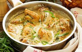poulet a l estragon recette en 2020 poulet estragon recettes de cuisine poulet