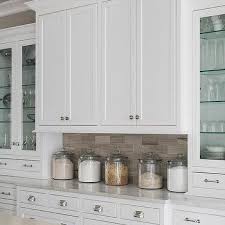 White cabinet granite countertop beige tiled backsplash light. Kitchen Beige Backsplash Design Ideas