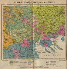 Ethnographic Map Of Macedonia 1918 Map Map Layout Macedonia