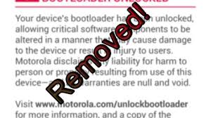 This is our new notification center. How To Remove Bootloader Warning In Moto G 2014