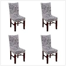 It has a form fit stretch that will contour itself to the shape of your chair. King Do Way Set Of 4 Chair Cover Fitted Chair Slipcovers Removable Washable For Hotel Dining Room Wedding Banquet Stretch Spandex Party Decor L Buy Online In Antigua And Barbuda At Antigua Desertcart Com
