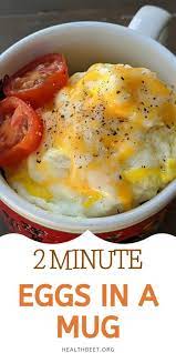 You know what they say, breakfast is the most important meal of the day. 2 Minute Breakfast Healthy Microwave Eggs Health Beet