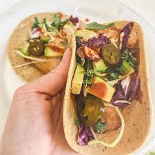 Fill tortillas with fish, lettuce, pico de gallo, and black beans. Fish Tacos The Dessert Dietitian