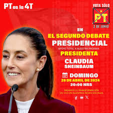 PT es la 4T. Claudia es PT. El PT es...