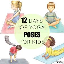 Practice these simple yoga techniques & yoga asanas to reduce belly fat along with the overall fat of the body! 12 Yoga Poses Of Christmas Can Ease Your Holiday Stress Your Kid S Too Detskaya Joga Detskie Razvlecheniya Joga