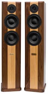 Designer Paul Kittinger Project Description The Clarino Speaker System Is A 2 Way Floor Standing Mmt Using Dayto Speaker Projects Speaker Design Diy Speakers