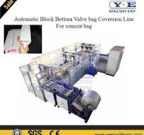 PP Woven Block Bottom Valve Cement Bag Conversion Line