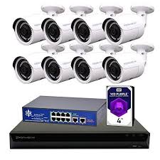 Morphxstar 8mp 8ch Poe Security Camera System 8 Channel Https Www Amazon Com D Wireless Home Security Smart Home Security Wireless Home Security Systems