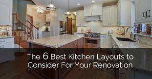 the 6 best kitchen layouts to consider