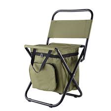 Soonyean Beach Chair With Cooler Bag Multifunction Outdoor Foldable Chair Ice Pack For Fishing Camping And Travel C Folding Chair Foldable Chairs Fishing Chair